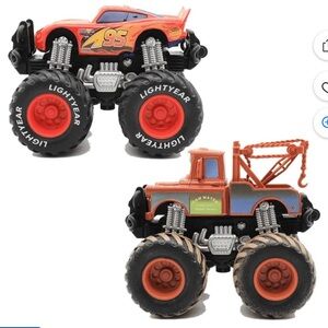 Cars Monster Truck Set - Red and Orange